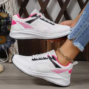 Women's Chunky Sole Color-Block Casual Low-Top Sneakers 01992470C