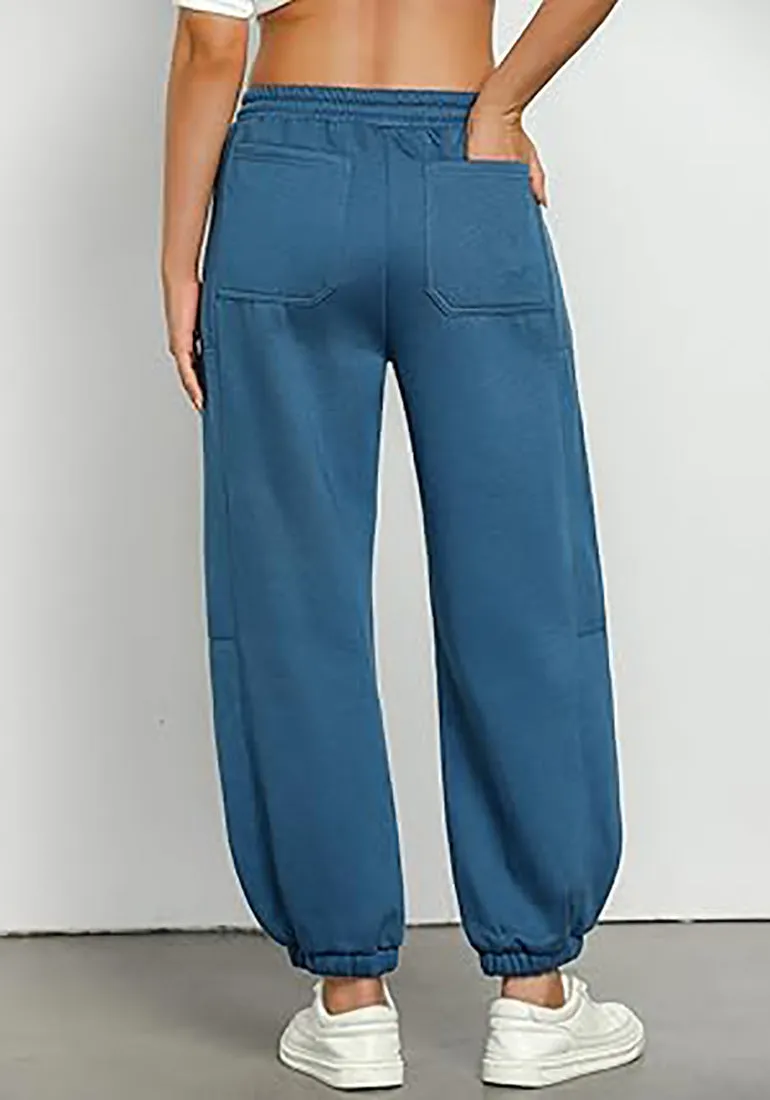 Women's High Waisted Sweatpants Jogger Lounge Baggy Cozy Bottoms