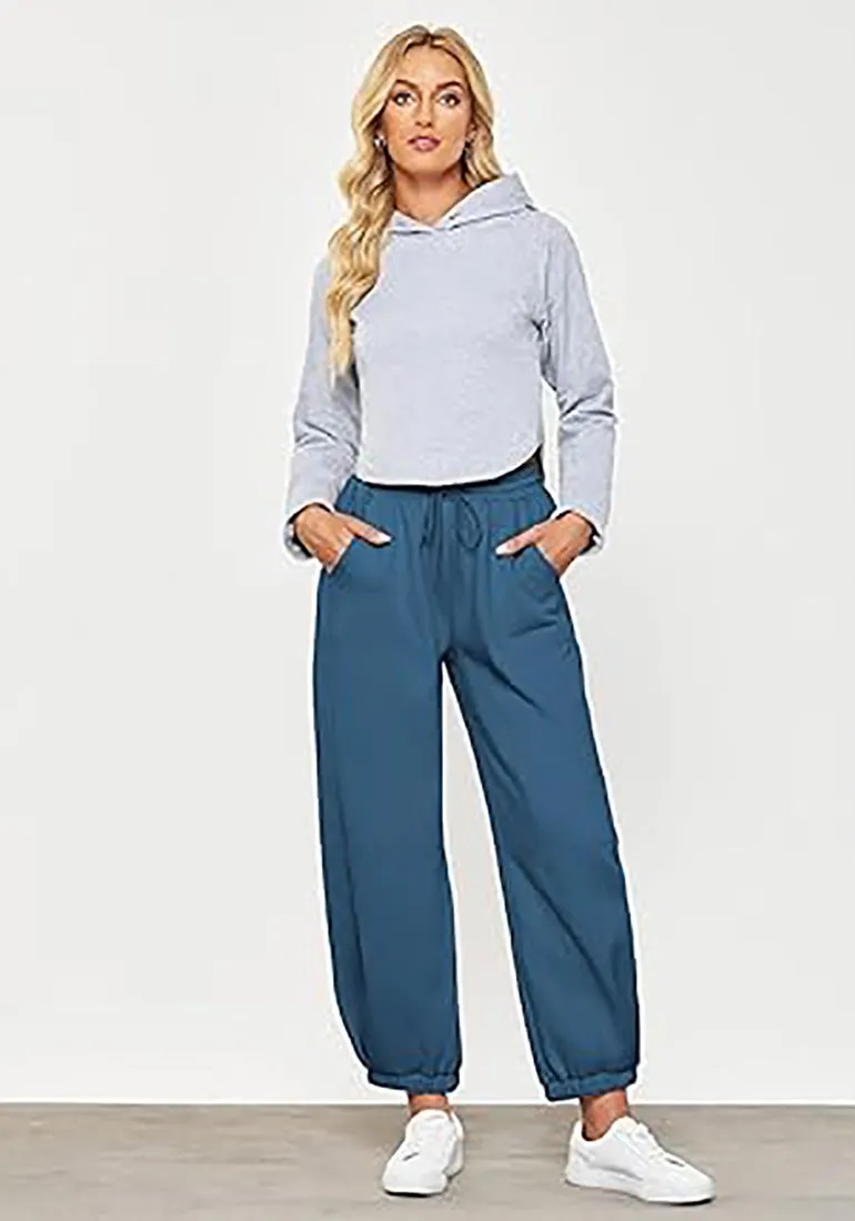 Women's High Waisted Sweatpants Jogger Lounge Baggy Cozy Bottoms