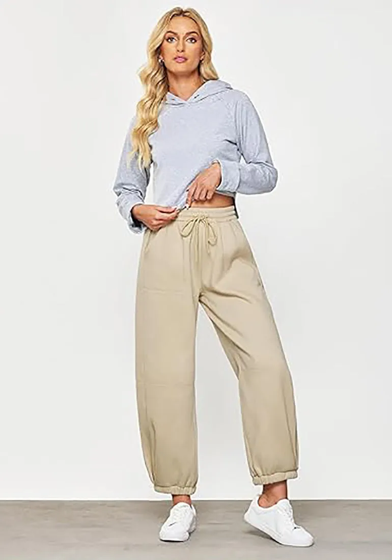 Women's High Waisted Sweatpants Jogger Lounge Baggy Cozy Bottoms