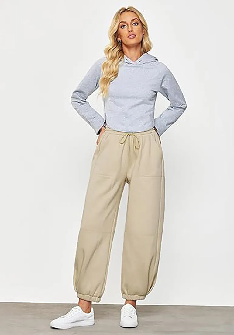 Women's High Waisted Sweatpants Jogger Lounge Baggy Cozy Bottoms
