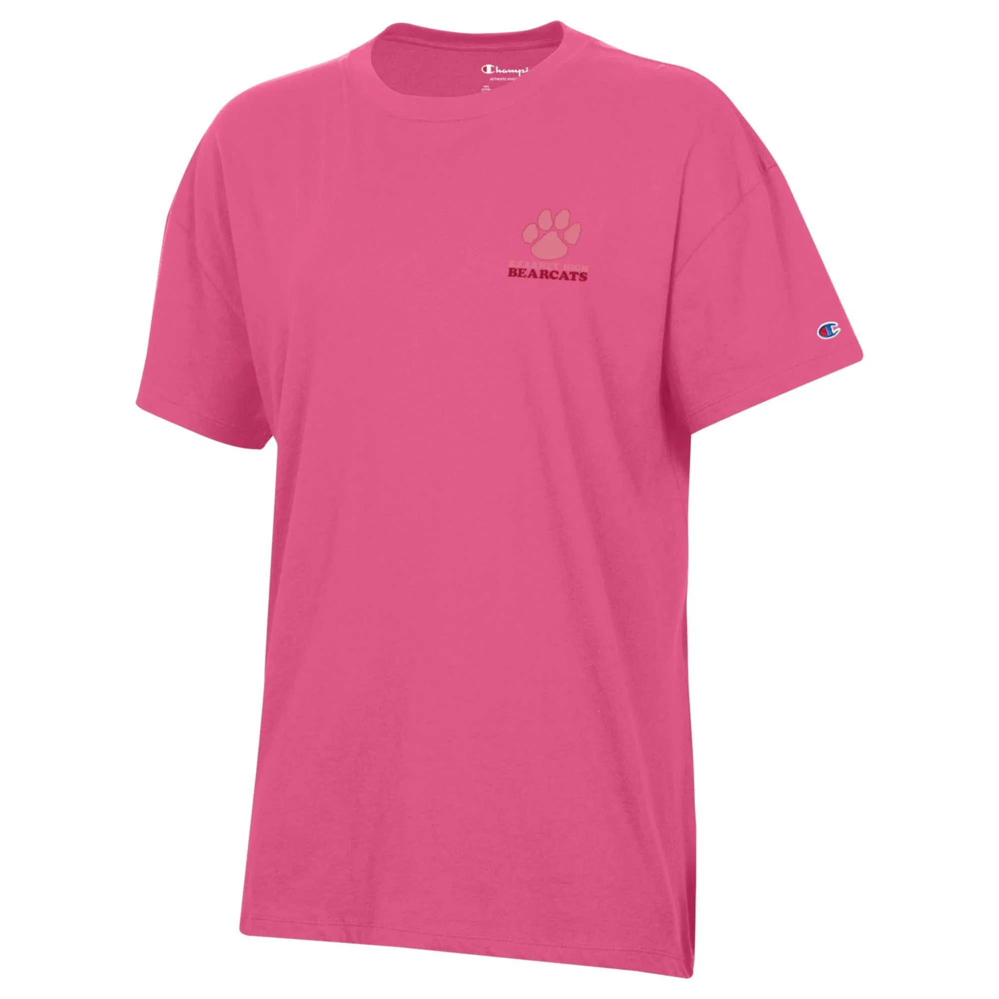 Women's Kearney High Bearcats Pinkout Oversized T-Shirt