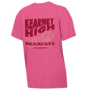 Women's Kearney High Bearcats Pinkout Oversized T-Shirt