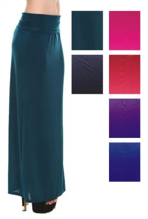 women's long skirts - solid colors Case of 48
