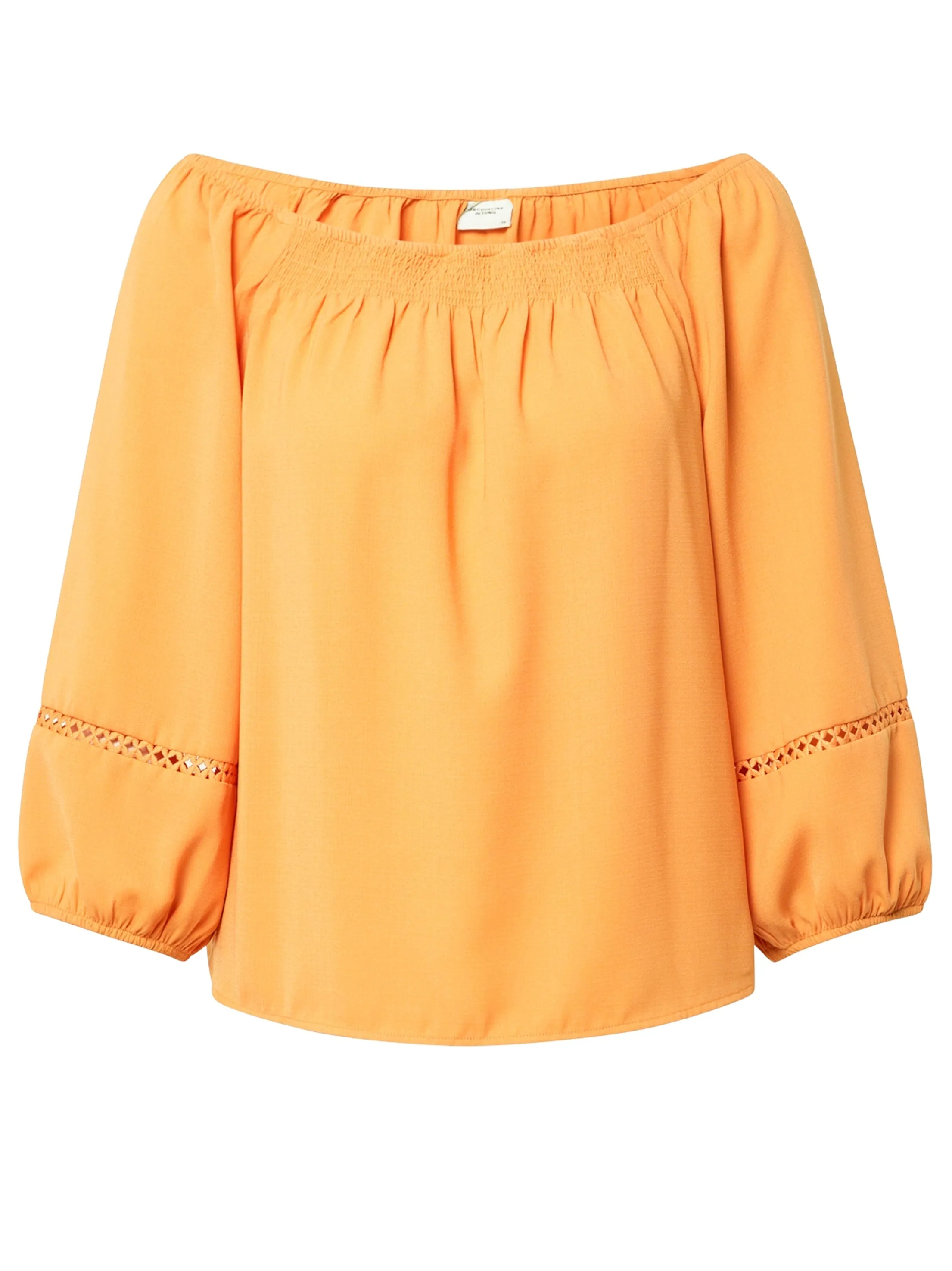 Women's Off Shoulder Top,Orange