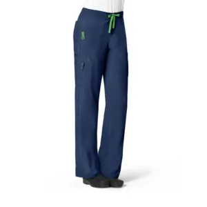Women's Petite Cross-flex Utility Boot Cut Scrub Pant