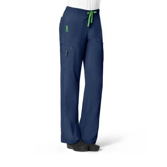 Women's Petite Cross-flex Utility Boot Cut Scrub Pant