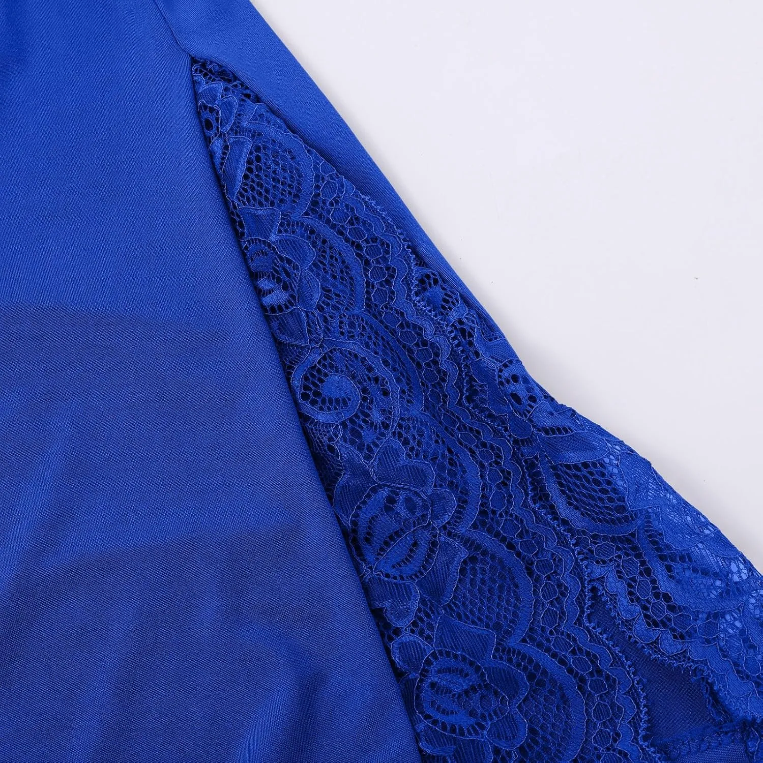 Women's Racerback Sleeveless Nightgown Side Sleep Slit Spaghetti Dress Bowknot Decor Sleep Lace V-Neck Sleeveless Chemise