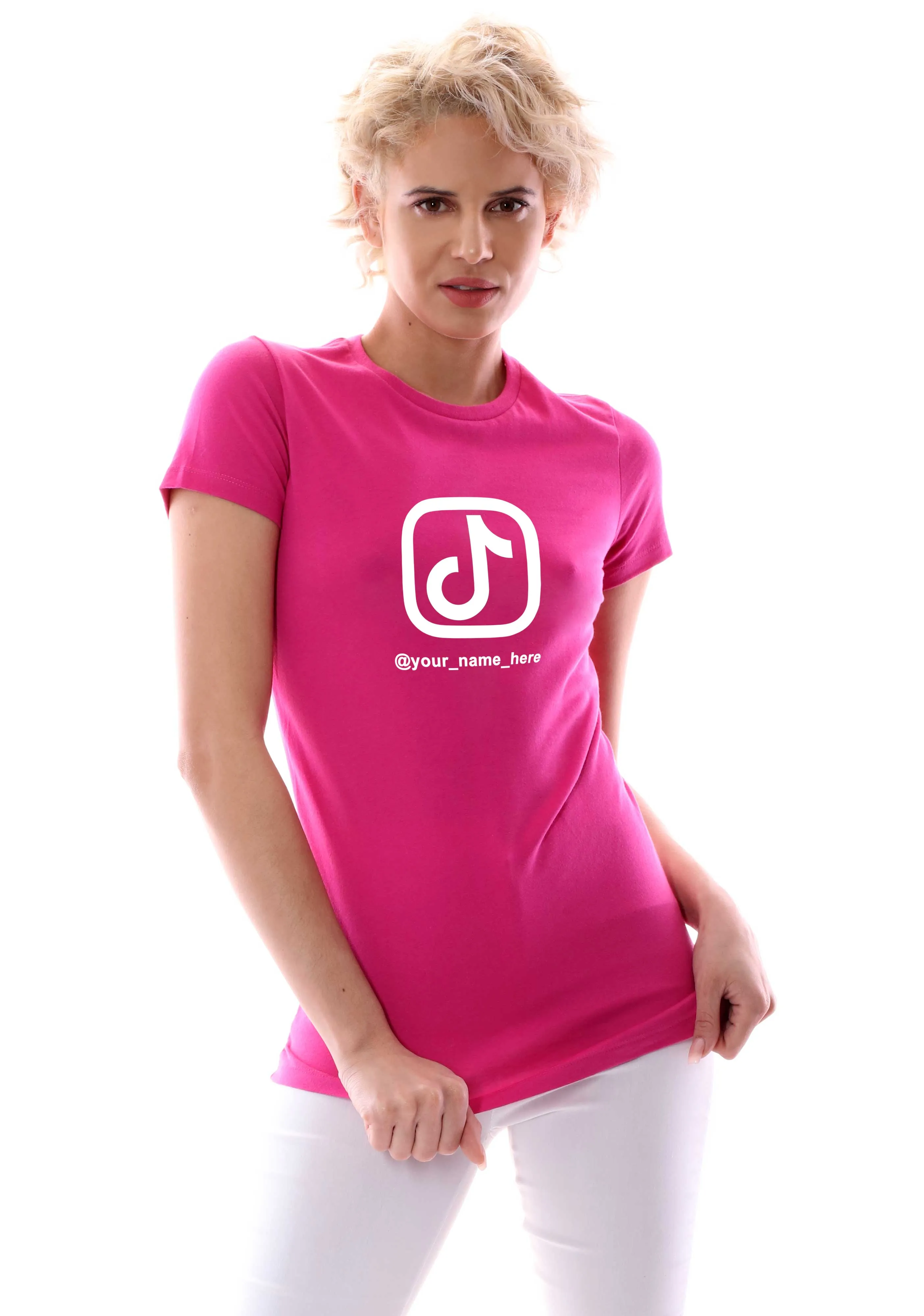 Women's Social Media Inspired Custom Graphic T-Shirt