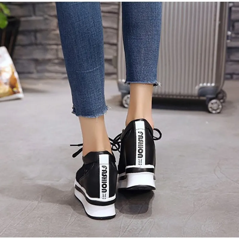 Women's Spring Platform Mesh Sneakers