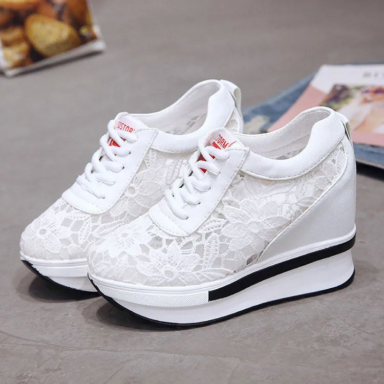 Women's Spring Platform Mesh Sneakers