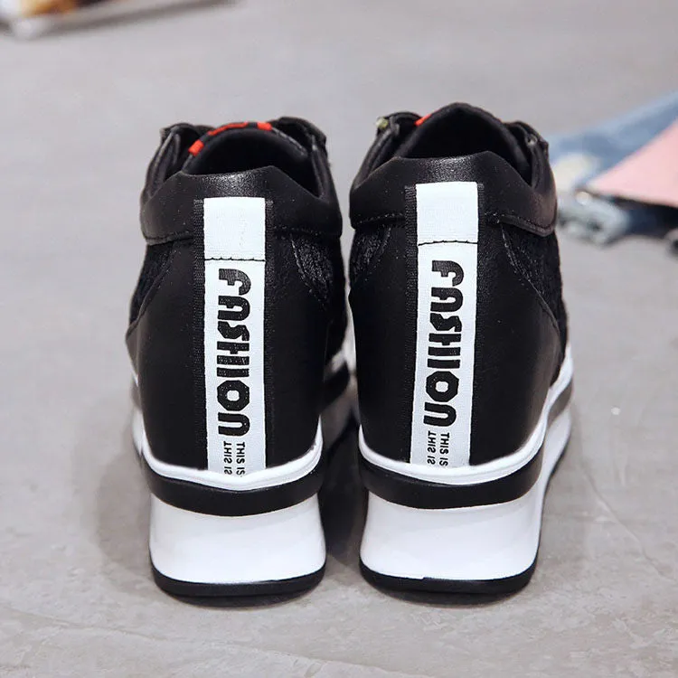 Women's Spring Platform Mesh Sneakers