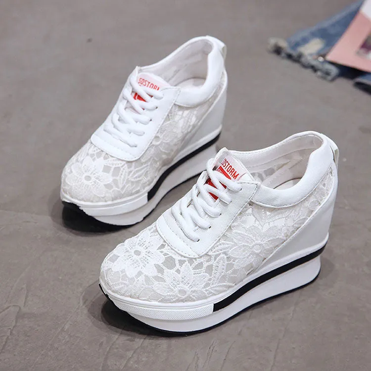 Women's Spring Platform Mesh Sneakers