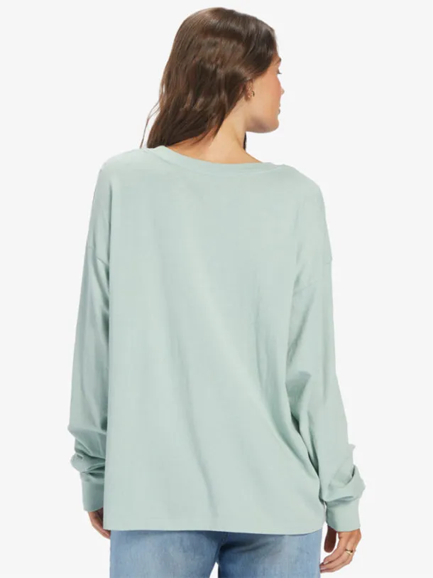Women's Surf Tropics Oversized L/S T-Shirt