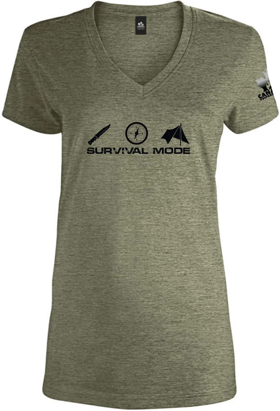 Women's Survival Mode V-Neck T-Shirt