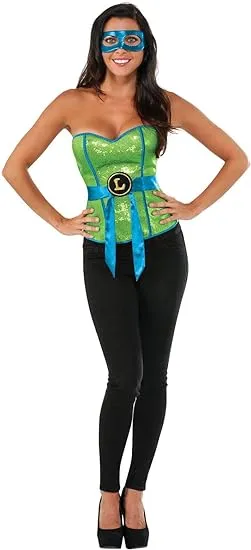 Women's Teenage Mutant Ninja Turtles Leonardo Sequin Corset