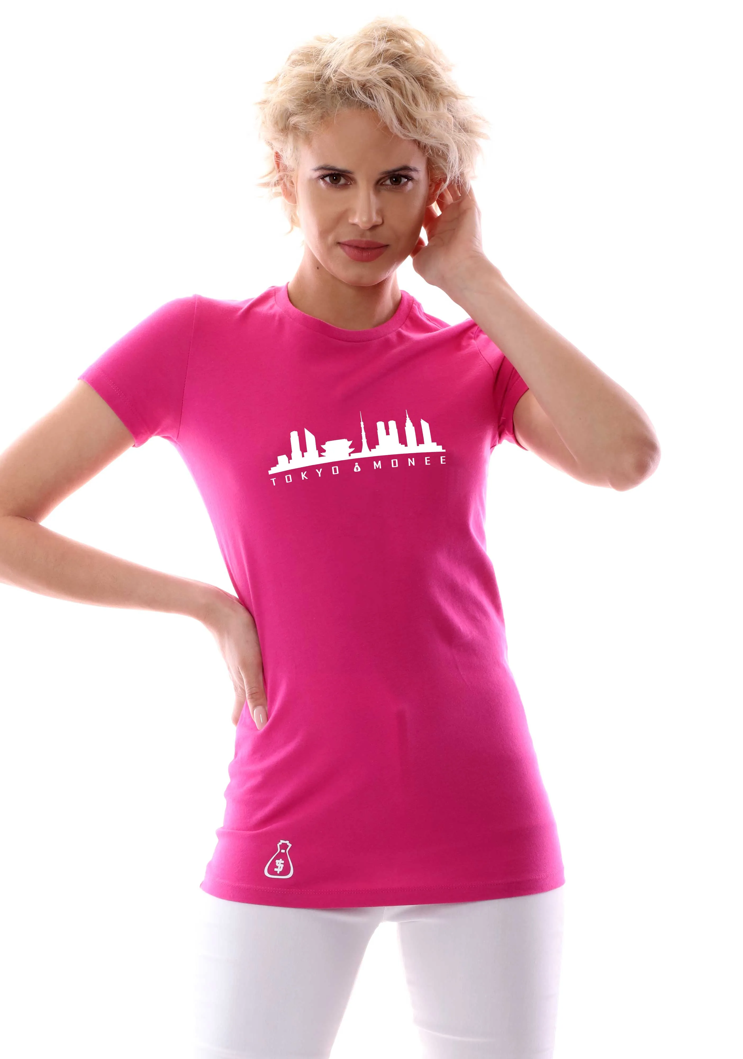 Women's Tokyo Monee City Skyline Graphic T-Shirt
