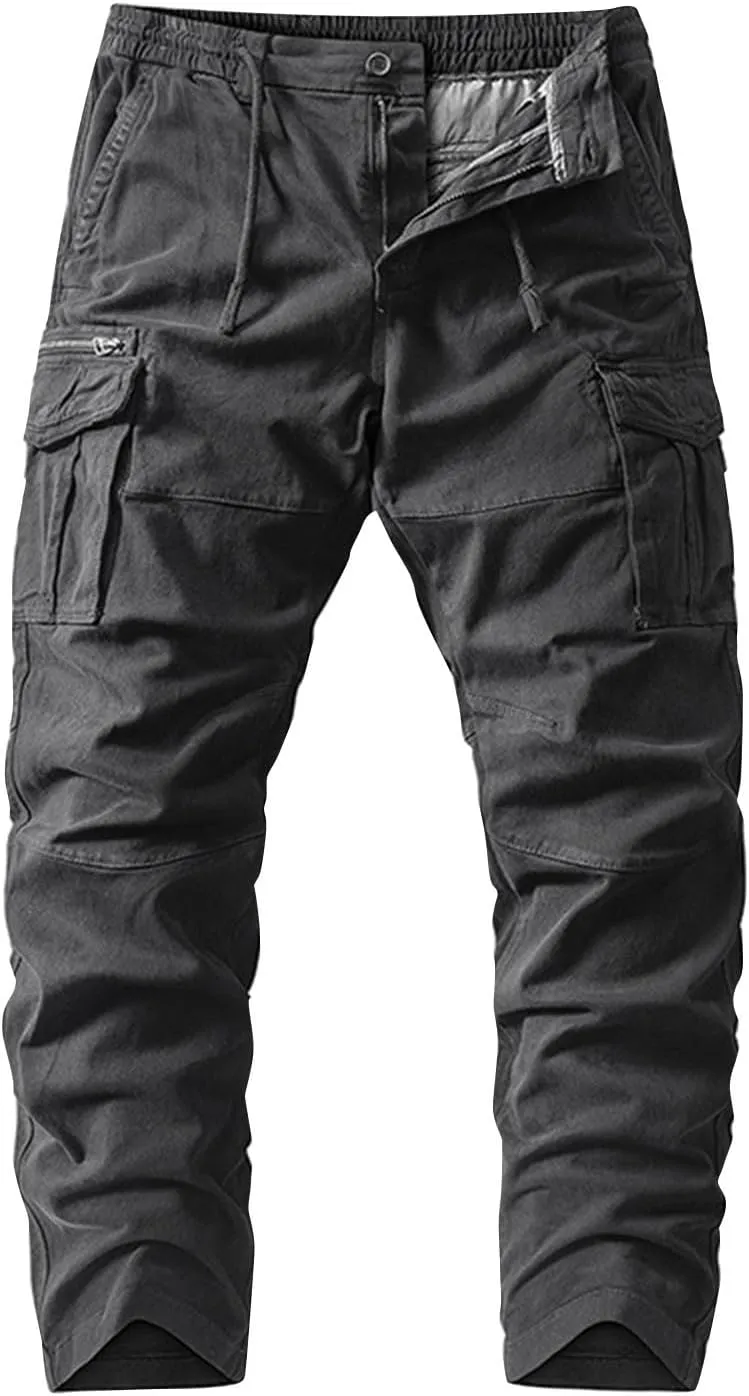 Work Pants for Men Construction Tactical Cargo Pants with Pockets 2024 Relaxed Fit Tactical Pants Camo Cargo Pants