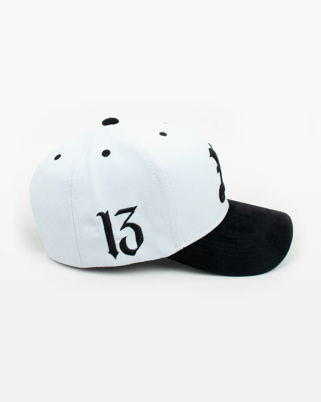 Xclusiv X13 Dad Hat Corduroy Black & White