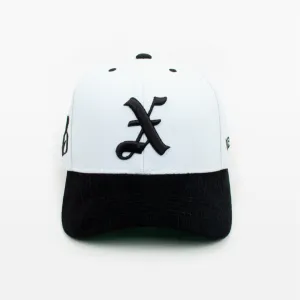 Xclusiv X13 Dad Hat Corduroy Black & White
