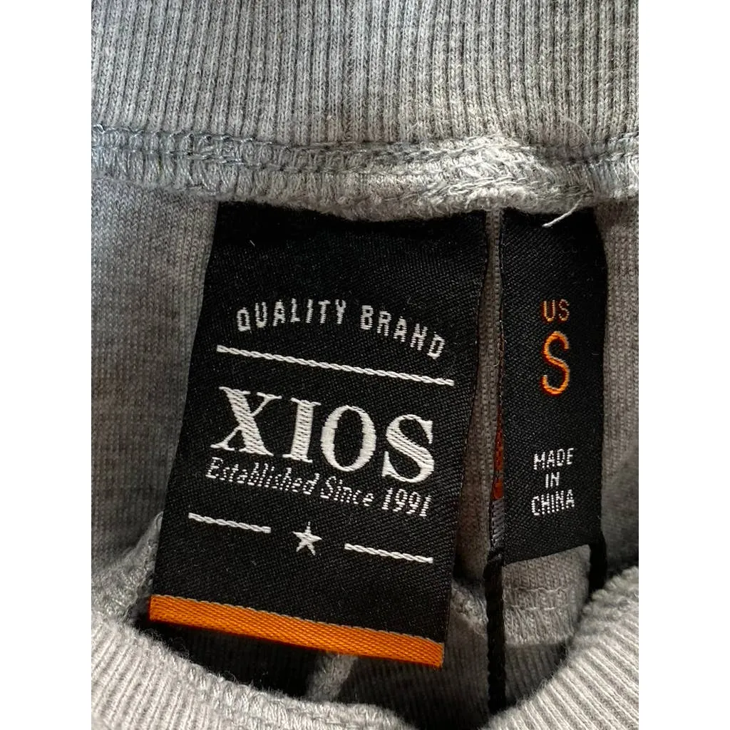 XIOS Men's Heather Grey Drawstring Pull-On Jogger Sweatpants SZ S