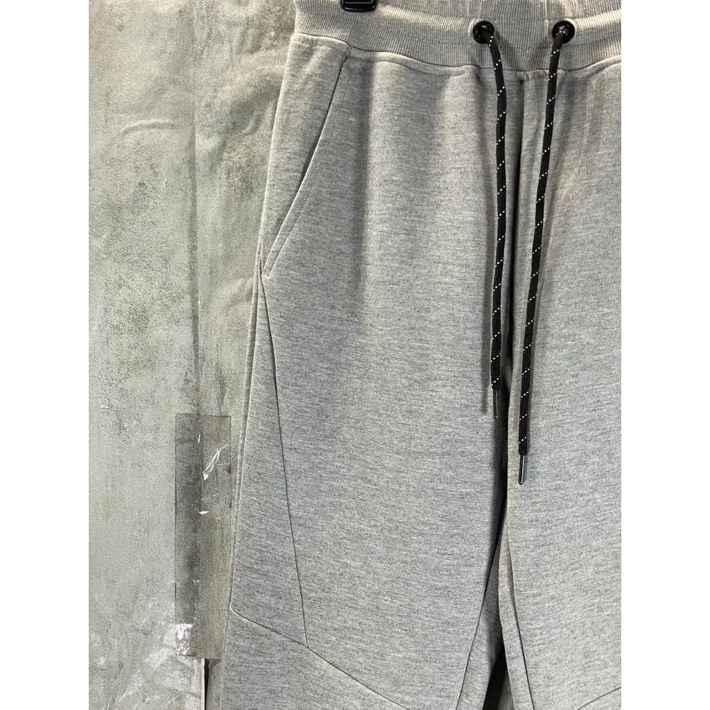XIOS Men's Heather Grey Drawstring Pull-On Jogger Sweatpants SZ S