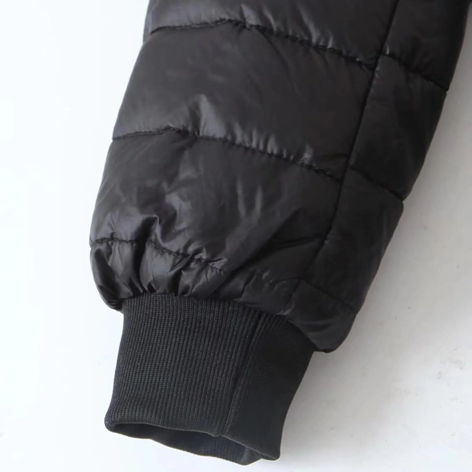 XUNRYAN Sherpa Fleece Jackets for Women Trendy Puffer Jacket Zip Up Packable Quilted Lightweight Winter Down Coats Short