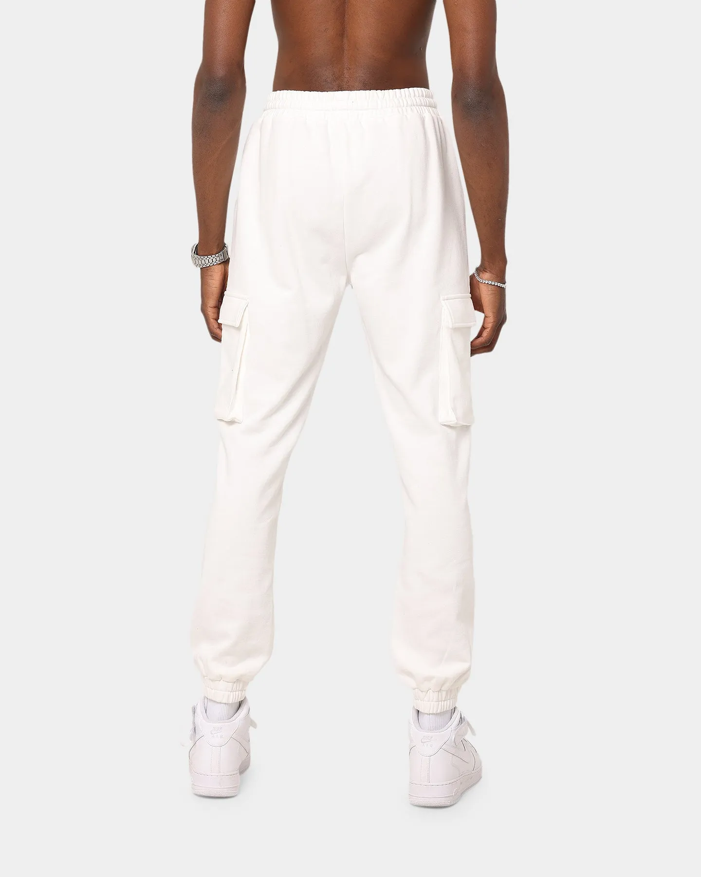 XXIII Luka Cargo Pocket Track Pants White