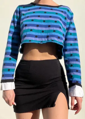 Y2k Stripes & Spots Long Sleeve (S)