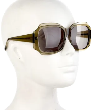 Yohji Yamamoto Japan. Oversized Handpoured Acetate Tinted Sunglasses