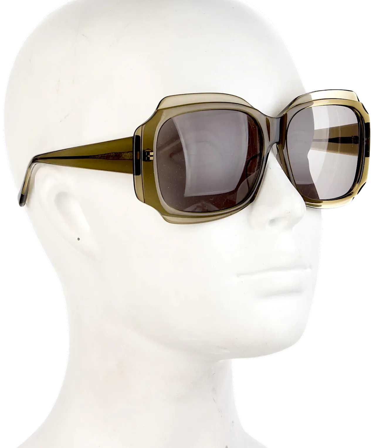 Yohji Yamamoto Japan. Oversized Handpoured Acetate Tinted Sunglasses