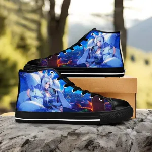 Yukime The Eminence in Shadow Garden Shoes High Tops Sneakers for Kids and Adults