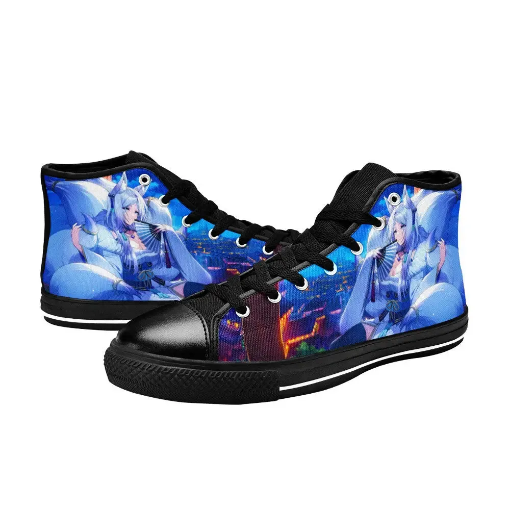 Yukime The Eminence in Shadow Garden Shoes High Tops Sneakers for Kids and Adults
