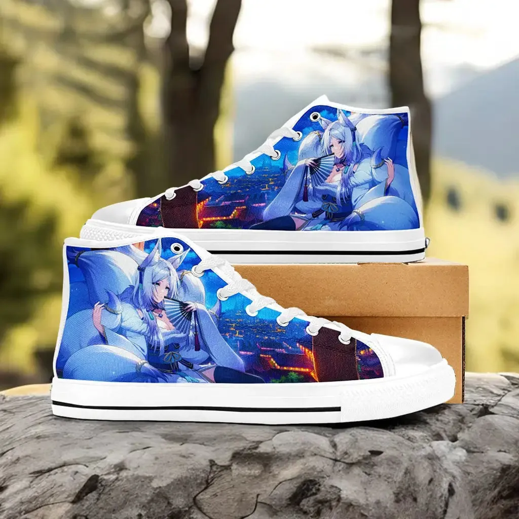 Yukime The Eminence in Shadow Garden Shoes High Tops Sneakers for Kids and Adults